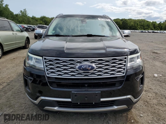 2018 Ford Explorer Platinum с VIN 1FM5K8HT1JGA94424, выставлен на аукционе Copart как лот 59155675 с пробегом 66 664 миль миль и Списание • Salvage title. История ставок и продаж доступна на DreamBid. Изображение 5.