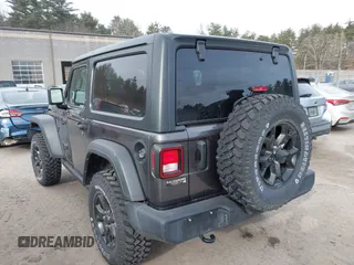 2021 Jeep Wrangler Sport S with VIN 1C4GJXAN4MW728521, listed as a IAAI auction lot 41253170 with 11,368 mi miles and . Bid and sale history available at DreamBid. Image 14.