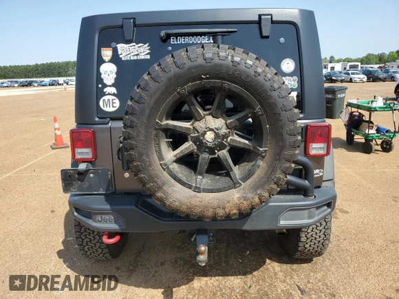 2016 Jeep Wrangler Unlimited Rubicon with VIN 1C4HJWFG8GL235746, listed as a Copart auction lot 51219135 with 79,612 mi miles and Salvage Title. Bid and sale history available at carsss.com. Image 6.