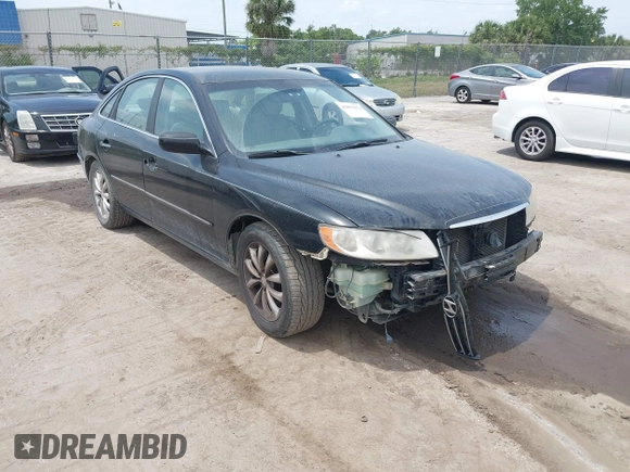 2008 Hyundai Azera GLS with VIN KMHFC46D48A335587, listed as a IAAI auction lot 42092272 with 174,537 mi miles and . Bid and sale history available at DreamBid. Image 1.