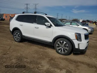2022 Kia Telluride S with VIN 5XYP6DHC1NG324448, listed as a Copart auction lot 47869965 with 55,138 mi miles and Salvage Title. Bid and sale history available at DreamBid. Image 4.