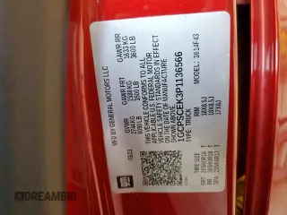 2023 Chevrolet Colorado 2WD LT с VIN 1GCPSCEK3P1136566, выставлен на аукционе Copart как лот 59122925 с пробегом 41 293 миль миль и Списание • Salvage title. История ставок и продаж доступна на DreamBid. Изображение 13.