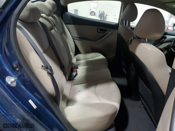 2014 Hyundai Elantra SE with VIN KMHDH4AE3EU082460, listed as a Copart auction lot 52711375 with 178,708 mi miles and Salvage Title. Bid and sale history available at carsss.com. Image 10.