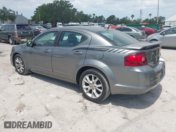 2013 Dodge Avenger R/T with VIN 1C3CDZBG4DN590183, listed as a IAAI auction lot 42178040 with 150,265 mi miles. Bid and sale history available at carsss.com. Image 3.