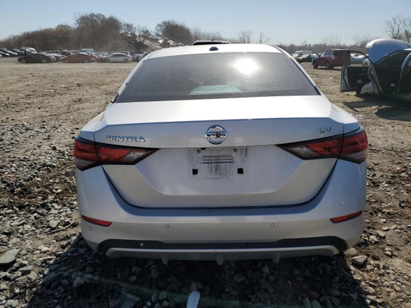 2021 Nissan Sentra SV z VIN 3N1AB8CV1MY255467, wystawiony jako Copart lot #49408465 z przebiegiem 97 187 mil mil oraz Szkoda całkowita • Salvage title. Historia ofert i sprzedaży dostępna na DreamBid. Obrazek 6.