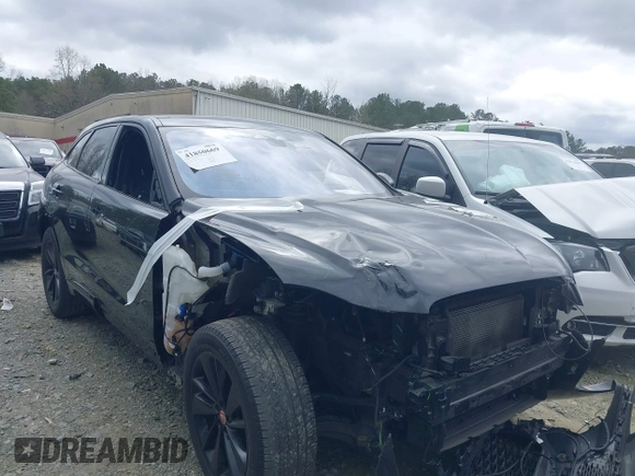 2021 Jaguar F-Pace S with VIN SADCJ2EX5MA679666, listed as a IAAI auction lot 41850669 with 170,000 mi miles and . Bid and sale history available at DreamBid. Image 13.