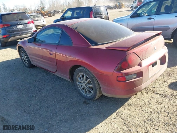 2002 Mitsubishi Eclipse GS with VIN 4A3AC44G92E072697, listed as a IAAI auction lot 41397616 with 220033 miles. Bid and sale history available at carsss.com. Image 3.