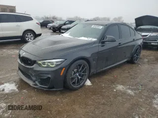 2018 BMW M3 with VIN WBS8M9C50J5K99733, listed as a Copart auction lot 38483924 with 40,210 mi miles. Bid and sale history available at carsss.com. Image 1.