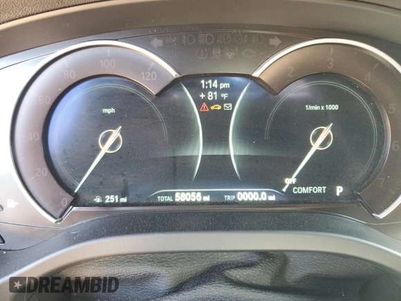 2019 BMW X3 sDrive30i z VIN 5UXTR7C51KLE88851, wystawiony jako Copart lot #53363985 z przebiegiem 58 056 mil mil oraz Szkoda całkowita • Salvage title. Historia ofert i sprzedaży dostępna na DreamBid. Obrazek 9.