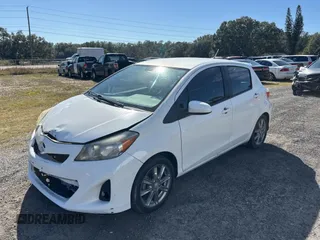 2012 Toyota Yaris L with VIN JTDKTUD36CD523080, listed as a Copart auction lot 83858744 with 134,041 mi miles and Clean Title. Bid and sale history available at carsss.com. Image 2.