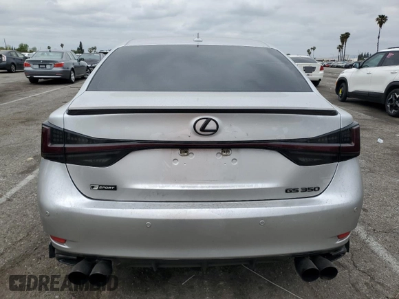 2013 Lexus GS with VIN JTHBE1BL4D5000758, listed as a Copart auction lot 53100215 with 105,444 mi miles and Salvage Title. Bid and sale history available at carsss.com. Image 6.