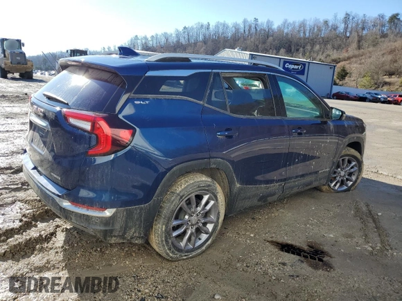2022 GMC Terrain SLT with VIN 3GKALVEV3NL241417, listed as a Copart auction lot 45960495 with 47,808 mi miles and Salvage title. Bid and sale history available at DreamBid. Image 3.