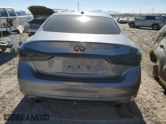 2022 Infiniti Q50 Luxe z VIN JN1EV7BP3NM311242, wystawiony jako Copart lot #80531574 z przebiegiem 62 453 mil mil oraz Szkoda całkowita • Salvage title. Historia ofert i sprzedaży dostępna na DreamBid. Obrazek 6.