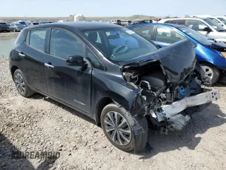 2013 Nissan LEAF S with VIN 1N4AZ0CP2DC417889, listed as a Copart auction lot 52204745 with 0 mi miles and Salvage Title. Bid and sale history available at carsss.com. Image 4.