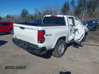 2023 Chevrolet Colorado 4WD Work Truck with VIN 1GCGTBEC1P1183966, listed as a IAAI auction lot 41717632 with 36,395 mi miles and . Bid and sale history available at DreamBid. Image 4.