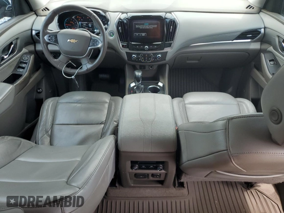 2018 Chevrolet Traverse LT z VIN 1GNERHKW2JJ135754, wystawiony jako Copart lot #59039325 z przebiegiem 244 932 mil mil oraz Czysty tytuł • Clean title. Historia ofert i sprzedaży dostępna na DreamBid. Obrazek 8.