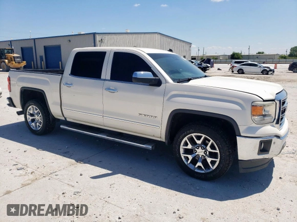 2014 GMC Sierra 1500 SLT with VIN 3GTP1VEC6EG400224, listed as a Copart auction lot 56747605 with 143,882 mi miles and Salvage title. Bid and sale history available at DreamBid. Image 4.