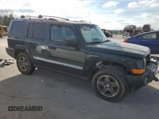 2006 Jeep Commander with VIN 1J8HH48N46C133122, listed as a Copart auction lot 80821094 with 216,412 mi miles and Salvage Title. Bid and sale history available at carsss.com. Image 4.