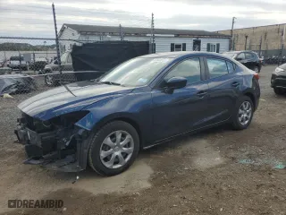 2016 Mazda Mazda3 i Sport with VIN JM1BM1T71G1299174, listed as a Copart auction lot 52588015 with 67,480 mi miles and Salvage Title. Bid and sale history available at carsss.com. Image 1.