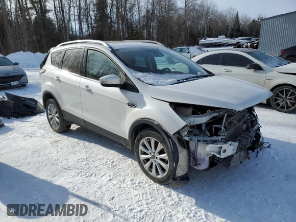 2017 Ford Escape Titanium with VIN 1FMCU9J9XHUA01661, listed as a Copart auction lot 88345395 with 79,865 mi miles and Salvage Title. Bid and sale history available at carsss.com. Image 4.