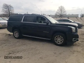 2018 GMC Yukon XL SLT with VIN 1GKS2GKC2JR318206, listed as a Copart auction lot 47023075 with 0 mi miles and Salvage Title. Bid and sale history available at carsss.com. Image 4.