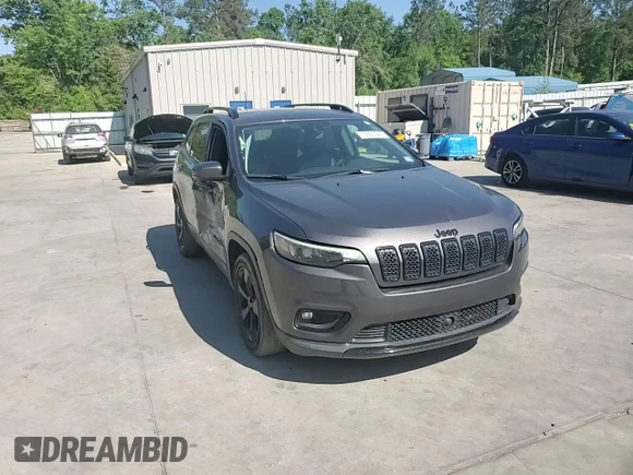 2021 Jeep Cherokee Altitude with VIN 1C4PJLLB4MD220993, listed as a Copart auction lot 53300585 with 92,387 mi miles and Salvage title. Bid and sale history available at DreamBid. Image 11.