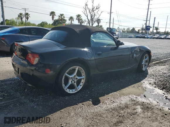 2007 BMW Z4 3.0si with VIN 4USBU53557LW92860, listed as a Copart auction lot 51298935 with Not provided miles and Non repairable. Bid and sale history available at DreamBid. Image 3.
