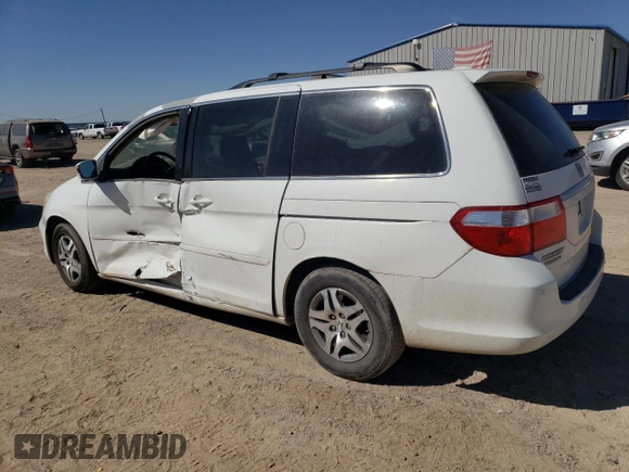 2007 Honda Odyssey Touring with VIN 5FNRL38887B027758, listed as a Copart auction lot 49492645 with 235,020 mi miles and Salvage Title. Bid and sale history available at DreamBid. Image 2.