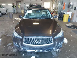 2014 Infiniti Q50 Hybrid Premium with VIN JN1AV7AR3EM702182, listed as a IAAI auction lot 41577667 with 61,599 mi miles. Bid and sale history available at carsss.com. Image 12.