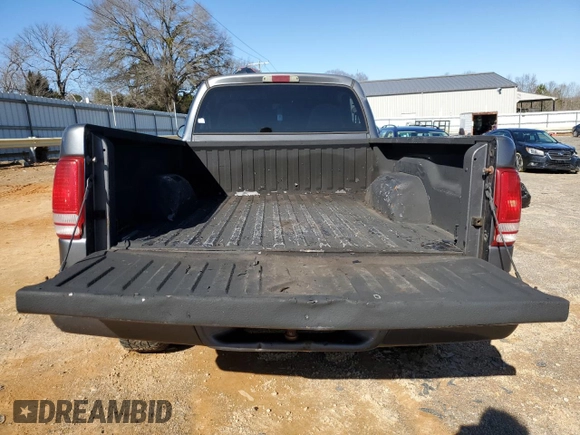 2001 Dodge Dakota with VIN 1B7GG26XX1S346850, listed as a Copart auction lot 44520225 with 183,893 mi miles and Salvage Title. Bid and sale history available at carsss.com. Image 10.