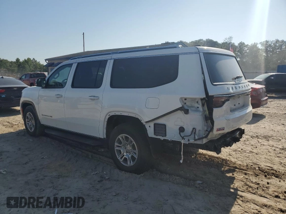 2024 Jeep Wagoneer with VIN 1C4SJSAP2RS145359, listed as a Copart auction lot 58918375 with 7,611 mi miles and Salvage title. Bid and sale history available at DreamBid. Image 2.