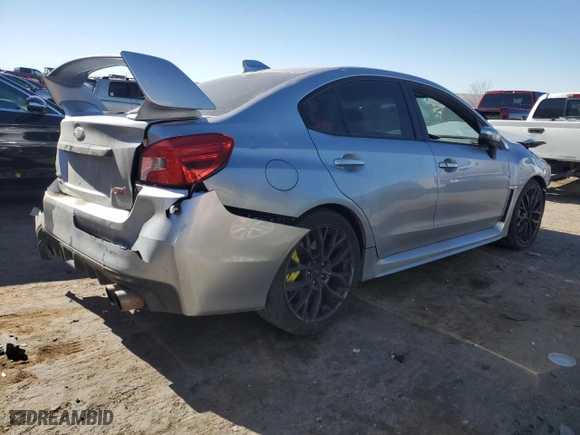 2018 Subaru WRX STI with VIN JF1VA2N64J9820970, listed as a Copart auction lot 88100335 with 85,341 mi miles and Salvage Title. Bid and sale history available at carsss.com. Image 3.