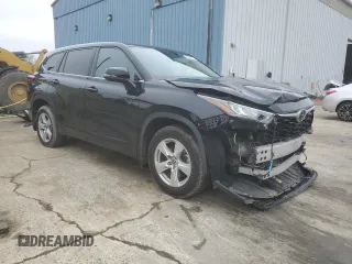 2020 Toyota Highlander L with VIN 5TDCZRBH9LS001983, listed as a Copart auction lot 56965735 with 44,090 mi miles and Salvage title. Bid and sale history available at DreamBid. Image 4.