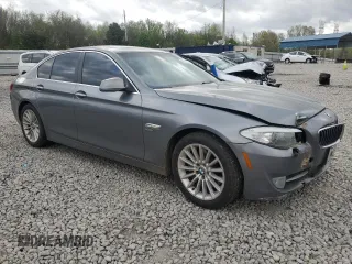 2011 BMW 5 Series 535i xDrive with VIN WBAFU7C57BDU55063, listed as a Copart auction lot 51517445 with 271,467 mi miles and Salvage Title. Bid and sale history available at carsss.com. Image 4.