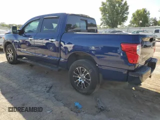 2020 Nissan Titan Platinum Reserve with VIN 1N6AA1EF4LN511588, listed as a Copart auction lot 73942854 with 40,899 mi miles and Salvage title. Bid and sale history available at DreamBid. Image 2.