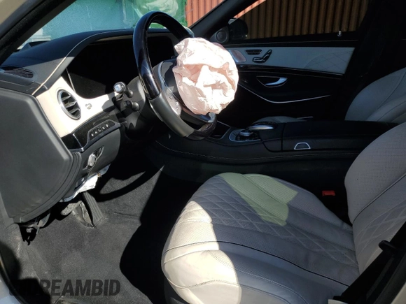 2020 Mercedes-Benz S with VIN W1KUX8AB1LA564983, listed as a Copart auction lot 48163955 with Not Provided miles and Clean Title. Bid and sale history available at DreamBid. Image 7.