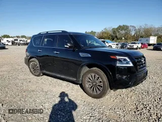 2022 Nissan Armada SL with VIN JN8AY2BA3N9392221, listed as a Copart auction lot 82014444 with 40,244 mi miles and Salvage Title. Bid and sale history available at carsss.com. Image 11.