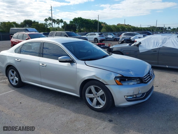 2015 Volkswagen Passat 1.8T Limited Edition with VIN 1VWAS7A35FC090573, listed as a IAAI auction lot 42029286 with 151,451 mi miles. Bid and sale history available at carsss.com. Image 1.