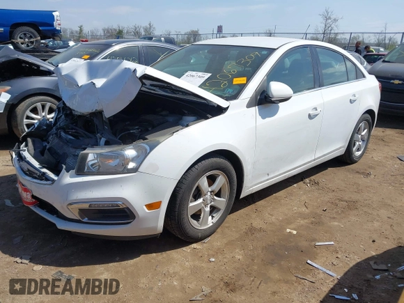 2015 Chevrolet Cruze LT with VIN 1G1PC5SB4F7277616, listed as a IAAI auction lot 42067309 with 134,128 mi miles and . Bid and sale history available at DreamBid. Image 2.