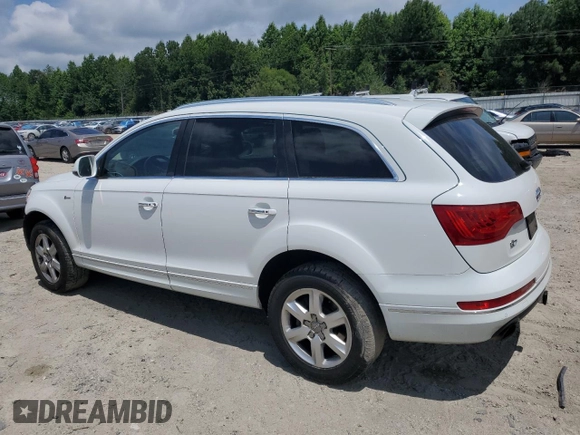 2015 Audi Q7 Premium Plus с VIN WA1LGAFE6FD025997, выставлен на аукционе Copart как лот 59973905 с пробегом 115 980 миль миль и Списание • Salvage title. История ставок и продаж доступна на DreamBid. Изображение 2.