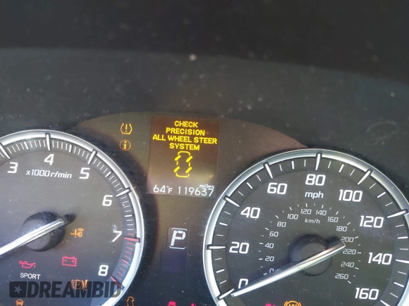 2016 Acura TLX with VIN 19UUB1F30GA007314, listed as a IAAI auction lot 42206340 with 119,637 mi miles and . Bid and sale history available at DreamBid. Image 15.