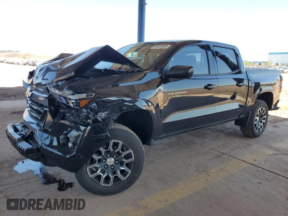 2023 Chevrolet Colorado 2WD LT z VIN 1GCPSCEK8P1134215, wystawiony jako Copart lot #61431925 z przebiegiem 24 686 mil mil oraz Szkoda całkowita • Salvage title. Historia ofert i sprzedaży dostępna na DreamBid. Obrazek 1.