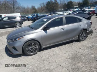 2023 Kia Forte GT-Line with VIN 3KPF54AD4PE628259, listed as a Copart auction lot 49410415 with 24,069 mi miles and Salvage Title. Bid and sale history available at carsss.com. Image 1.