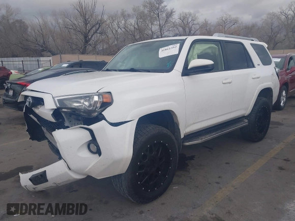 2018 Toyota 4Runner SR5 with VIN JTEBU5JR1J5605748, listed as a IAAI auction lot 41861352 with 49,323 mi miles and . Bid and sale history available at DreamBid. Image 17.