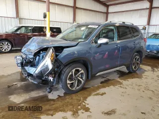 2024 Subaru Forester Touring with VIN JF2SKAMC7RH455330, listed as a Copart auction lot 59197465 with 7,995 mi miles and Salvage title. Bid and sale history available at DreamBid. Image 1.