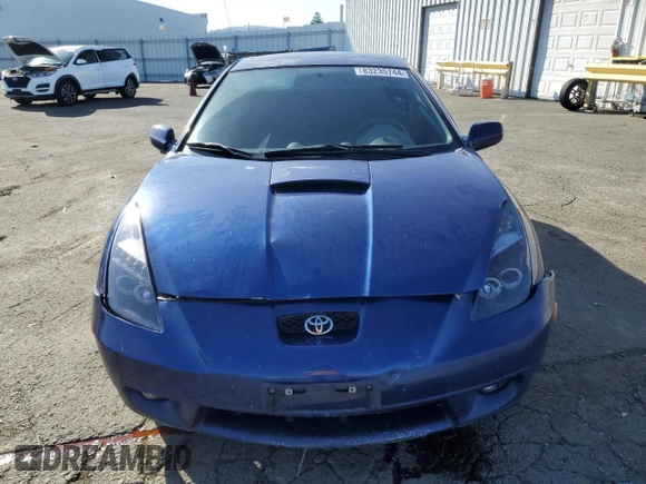2002 Toyota Celica GT with VIN JTDDR32T620124423, listed as a Copart auction lot 83235744 with 197,274 mi miles and Salvage Title. Bid and sale history available at carsss.com. Image 5.