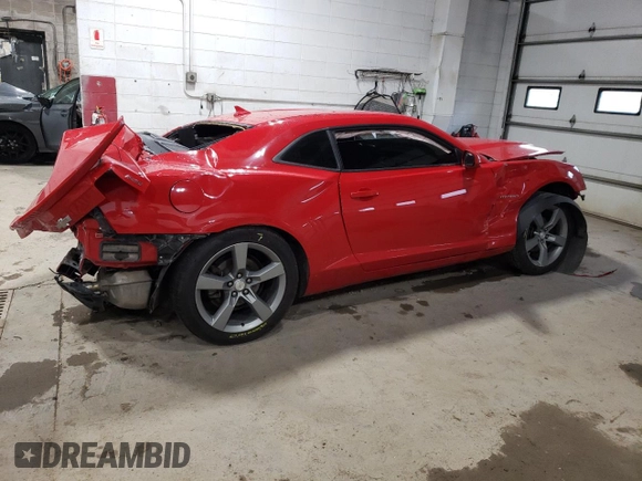 2012 Chevrolet Camaro 2LT with VIN 2G1FC1E37C9202573, listed as a Copart auction lot 59507025 with 140,920 mi miles and Salvage title. Bid and sale history available at DreamBid. Image 3.