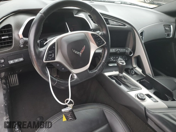 2017 Chevrolet Corvette Grand Sport 2LT with VIN 1G1YY2D75H5100245, listed as a Copart auction lot 89312455 with 73,495 mi miles and Salvage Title. Bid and sale history available at carsss.com. Image 8.