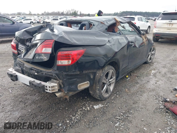 2012 Lexus IS 250 C with VIN JTHFF2C27C2525193, listed as a IAAI auction lot 41623953 with Not Provided miles and . Bid and sale history available at DreamBid. Image 4.