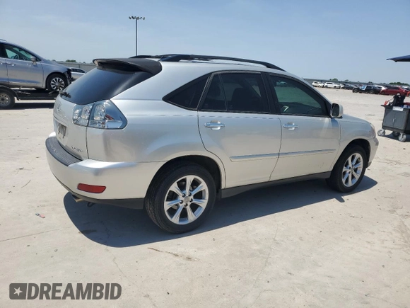 2008 Lexus RX 350 z VIN JTJGK31U280015491, wystawiony jako Copart lot #56605505 z przebiegiem 199 503 mil mil oraz Szkoda całkowita • Salvage title. Historia ofert i sprzedaży dostępna na DreamBid. Obrazek 3.